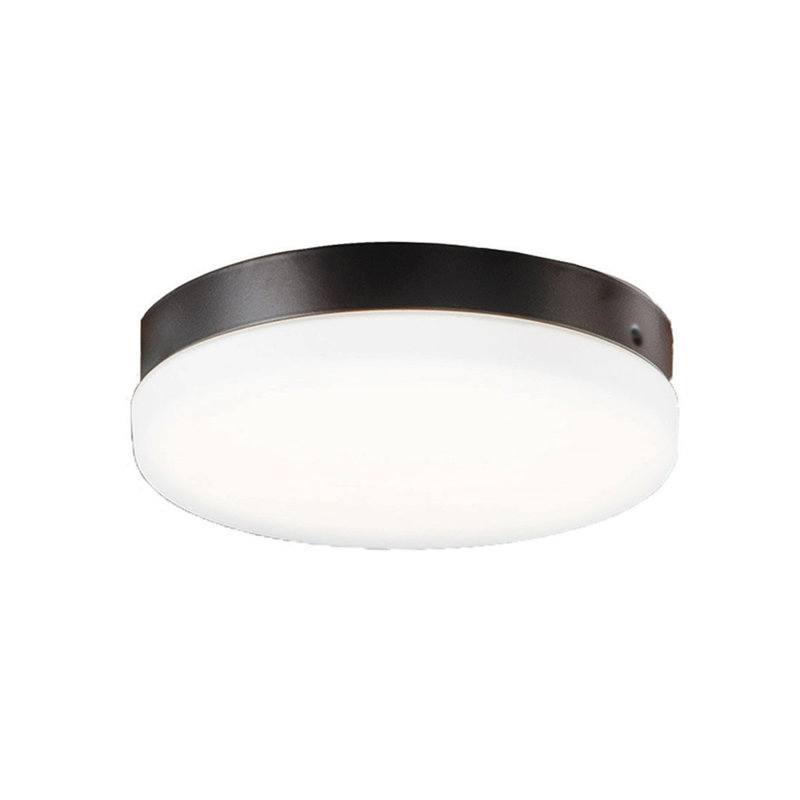 Aviator 1-Light LED Ceiling Fan Bowl Light Kit, Matte Black