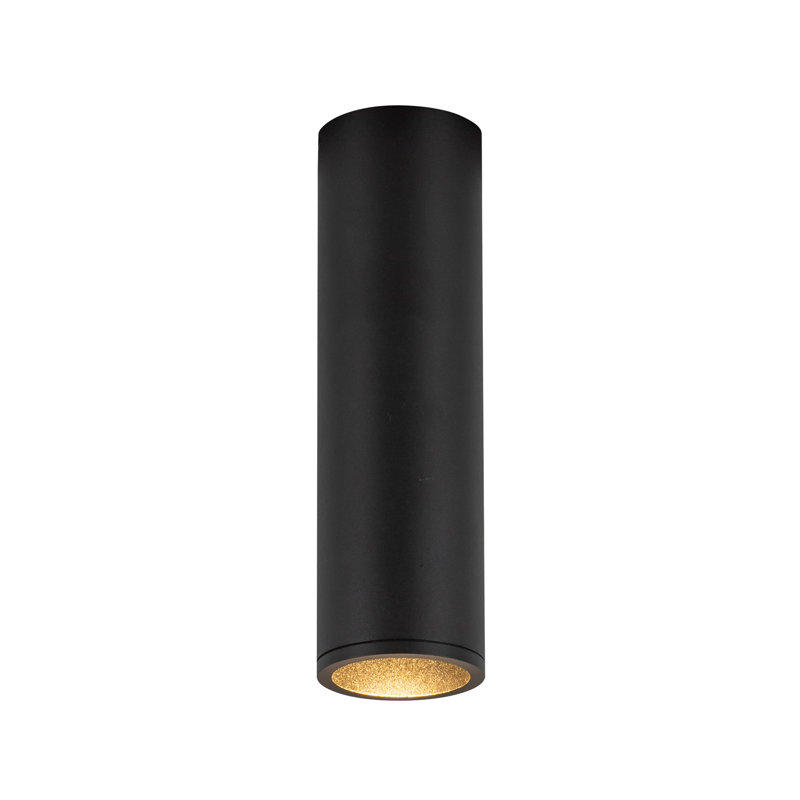 Lorna 1 - Light LED Flush Mount, Black, 10 W, 7.5" H x 2.25" W x 2.25" D