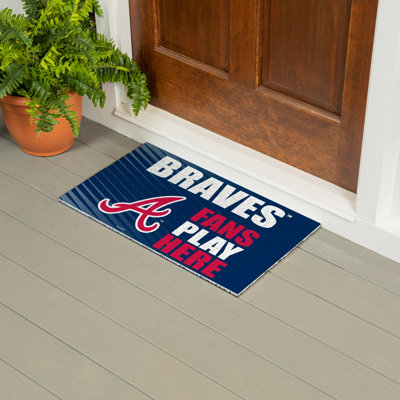 Tapis en PVC Atlanta Braves Fan, 28 po x 16 po