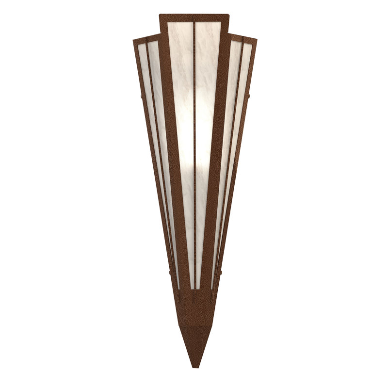 Brum 1 - Light Flush Mounted Sconce, Sepia Brown