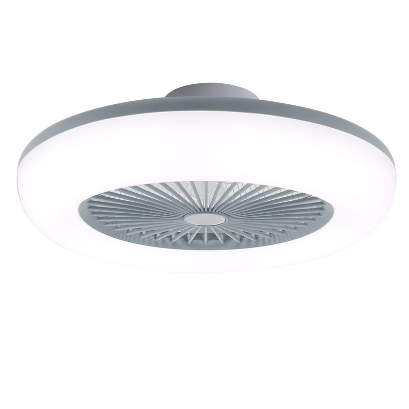 Ceiling Fan with LED Lights, Grey