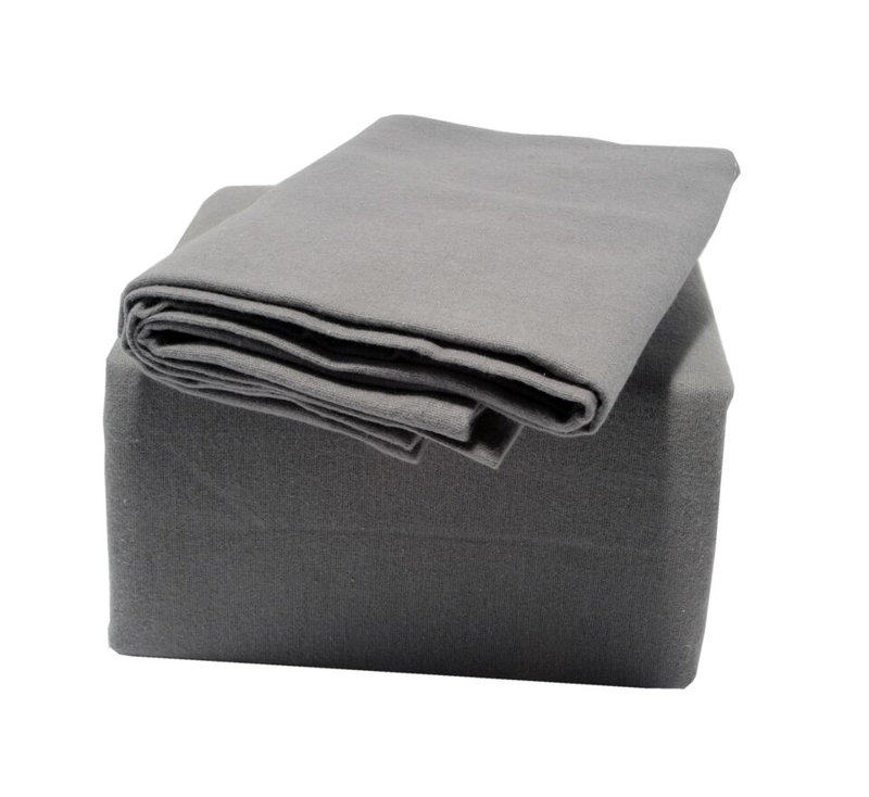 100% Cotton Fitted Sheet, Grey