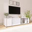 Meuble télé avec rangement et porte coulissante amovible