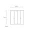 Emely 4 Door Manufactured Wood Wardrobe