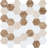 Channing 2-in. Hexagon Honeycomb Marble Look Glossy Natural Stone Wall & Floor Mosaic Tile-50210695
