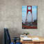 «Golden Gate Covered In Fog» par Martin Podt, art mural sur toile, 26 po x 40 po