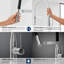 Robinet de cuisine à poignée simple Essence New avec SilkMove® et avec accessoires-20978168