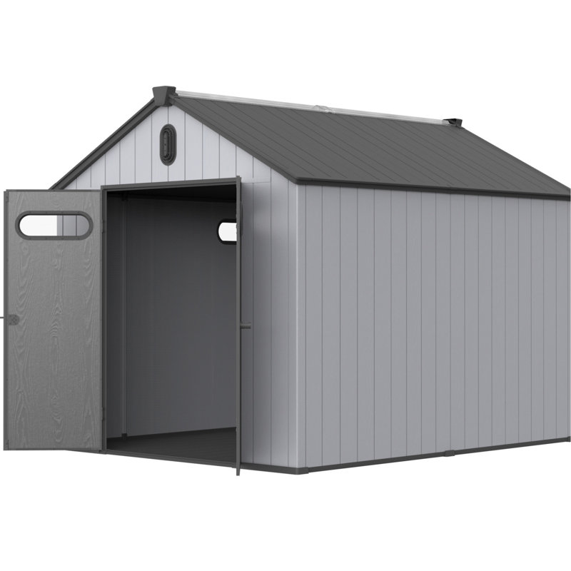 Remise de jardin en plastique 8 * 10pi - Rangez vos fournitures de jardinage de façon pratique et sécuritaire