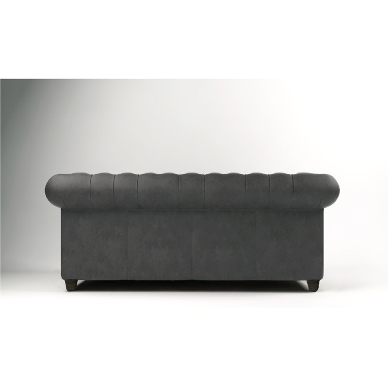 Castorena Velvet Sofa, Grey