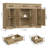 Adra 55.1'' Sideboard with 3 Drawers, Adjustable Shelves-2016759331