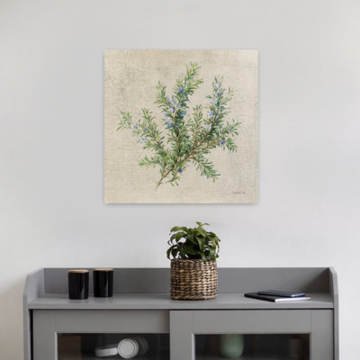 Contemporary Rosemary With Cream Green Art