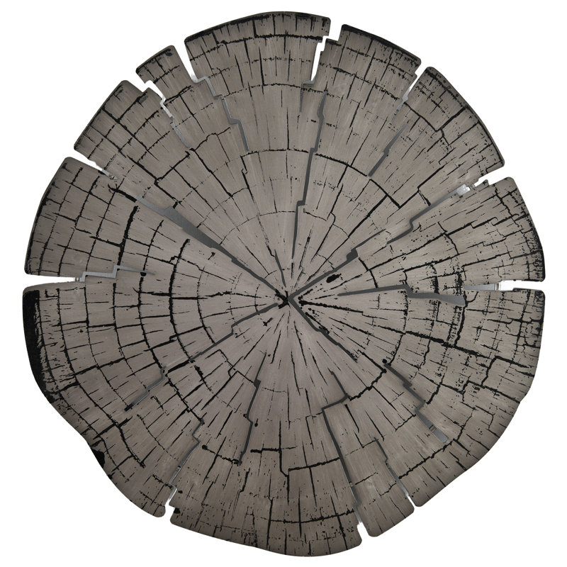 Aaella Rustic Abstract Wall Decor on Metal
