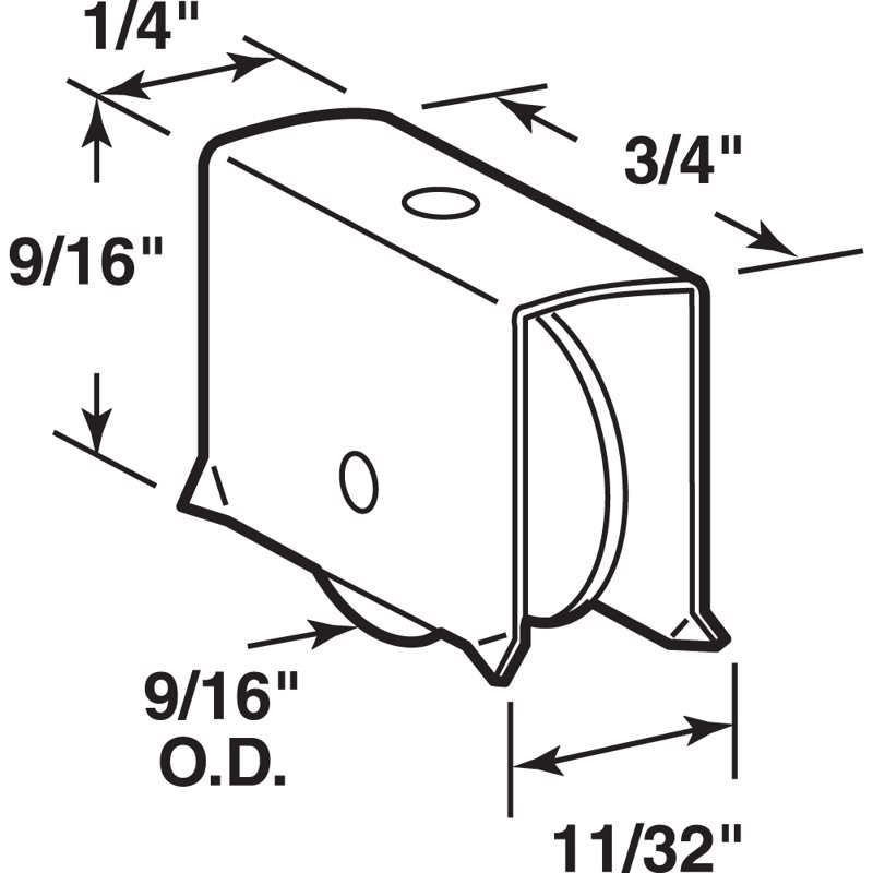 Ensemble de rideau coulissant pour fenêtre en acier de 9/16 po de diamètre Prime-Line