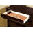 Transitional Nightstand With Cherry Finish, Felt-Lined Top Drawer, And Ball Bearing Glide For Bedroom | Gift Idea