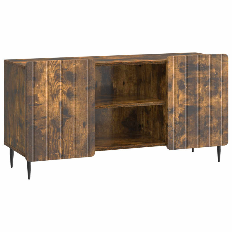 TV Stand, 52cm H x 102cm L x 34.5cm W, Smoked Oak