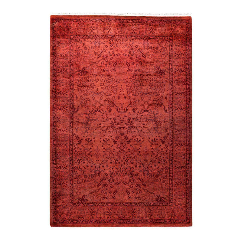 Collierville One-of-a-Kind 4' 2" X 6' 2" Hand Knotted Area Rug