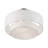 Areial Fabric Semi Flush Mount