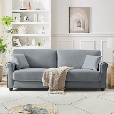82.48 " Velvet Sofa