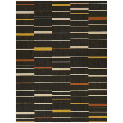 Striped Indoor / Outdoor Rug