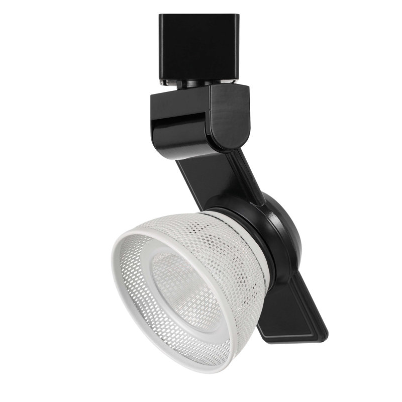 Tête de luminaire de rail del, Noir, Blanc