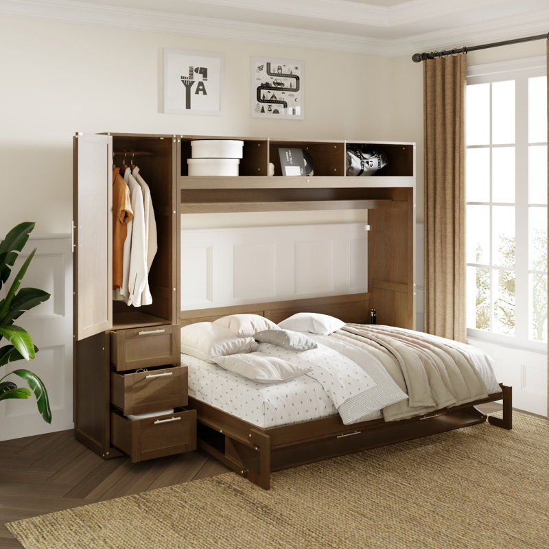 Lit escamotable avec garde-robe Murphy