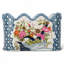 Garden Trellis Scalloped Porcelain Basin