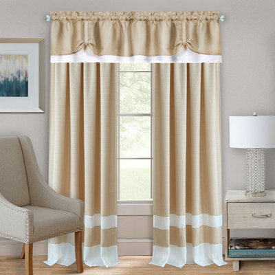 Lamesa Semi Sheer Curtain Single Panel