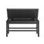 Banc de rangement en cuir Napoli