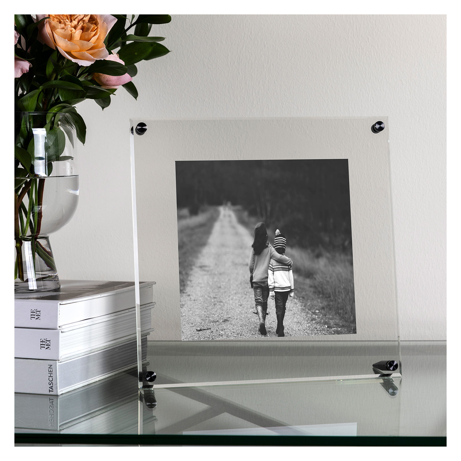 Cateno Tabletop Single Picture Frame, Graphite