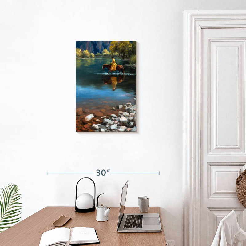 Lelar Shallow Crossing, 24" H x 16" W