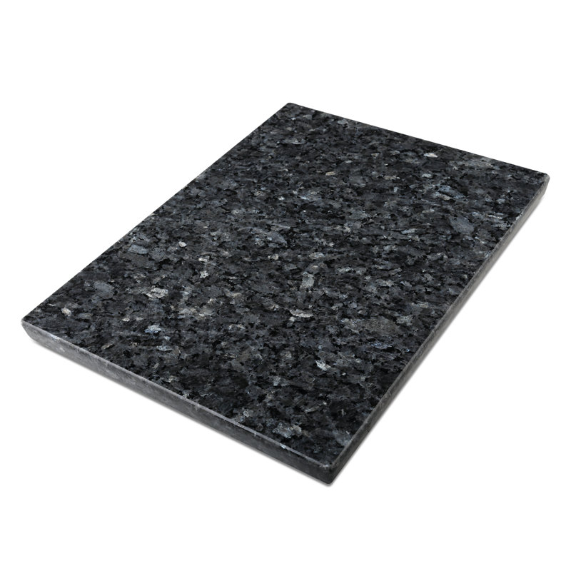 Grande planche à découper en marbre Koville, 16 x 12 po, Perle bleue