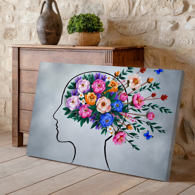 Reproduction d'art sur toile, "Silhouette", H 9 po x l 12 po