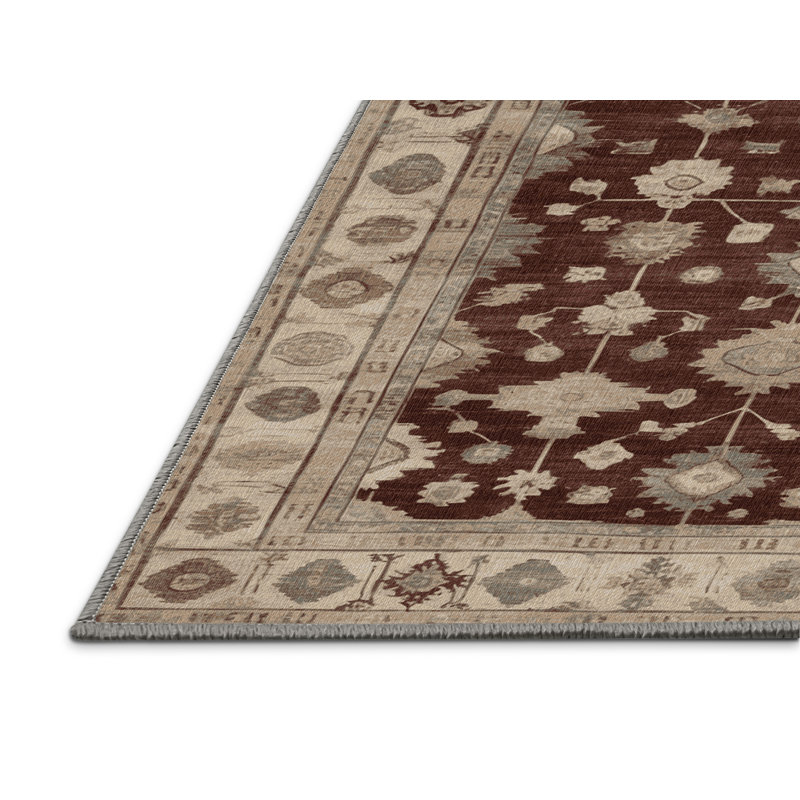 Machine Washable Overdyed Gray Area Rug, Runner 2' x 4'