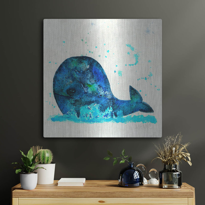 «Little Whale» par Wyanne, H 12 po x l 12 po