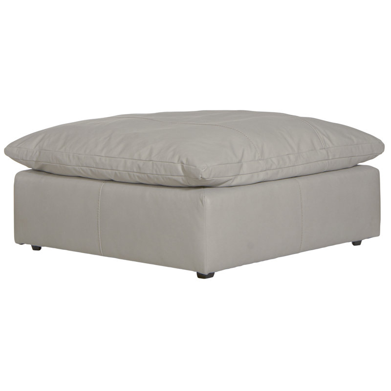 4 - Piece Genuine Leather Chaise Sectional with Matching Ottoman, Left Hand Facing