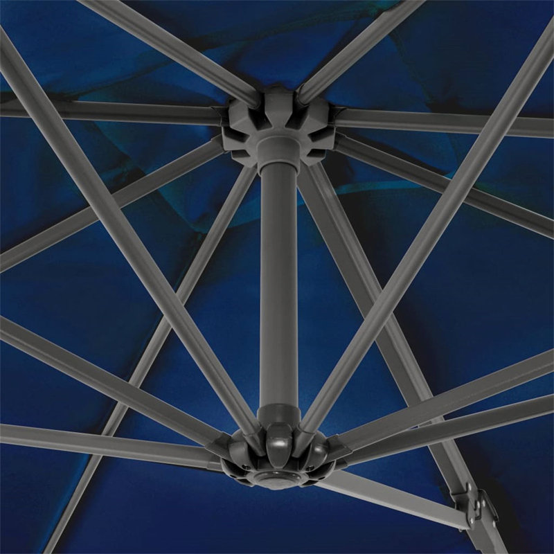 250cm Cantilever Parasol, Blue