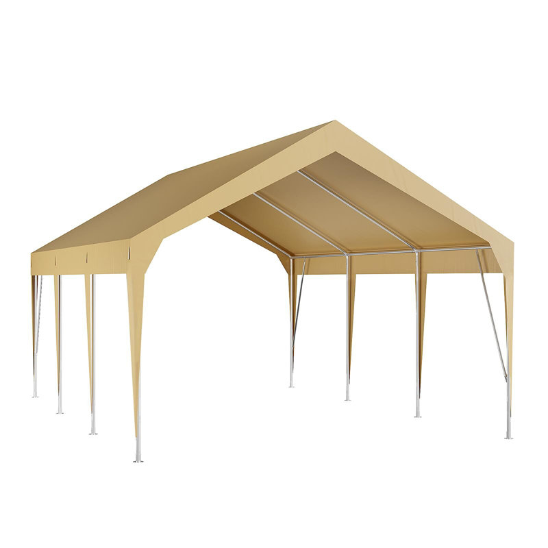 13 pi. L 20 pi. D Auvent, Beige