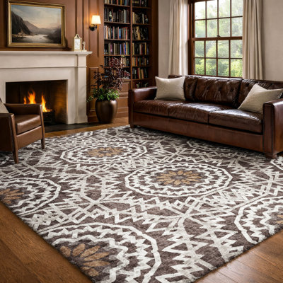 Tapis à poils longs lavable à la machine de qualité supérieure ADS619