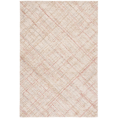 Tapis abstrait tissé à la main Menendez