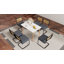 Chairs - Scandinavian Velvet Dining Chair - Rattan Back Chair - Metal Legs-918166190-918166234