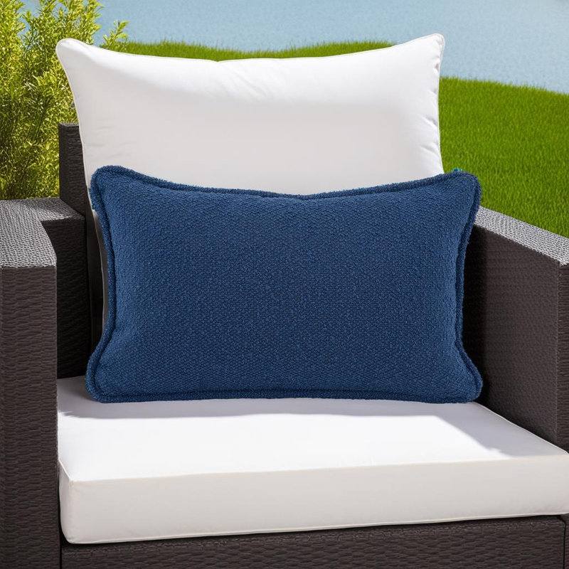 Coussin corail d'Alicante, Rectangle H 14 po x l 22 po, Mauve