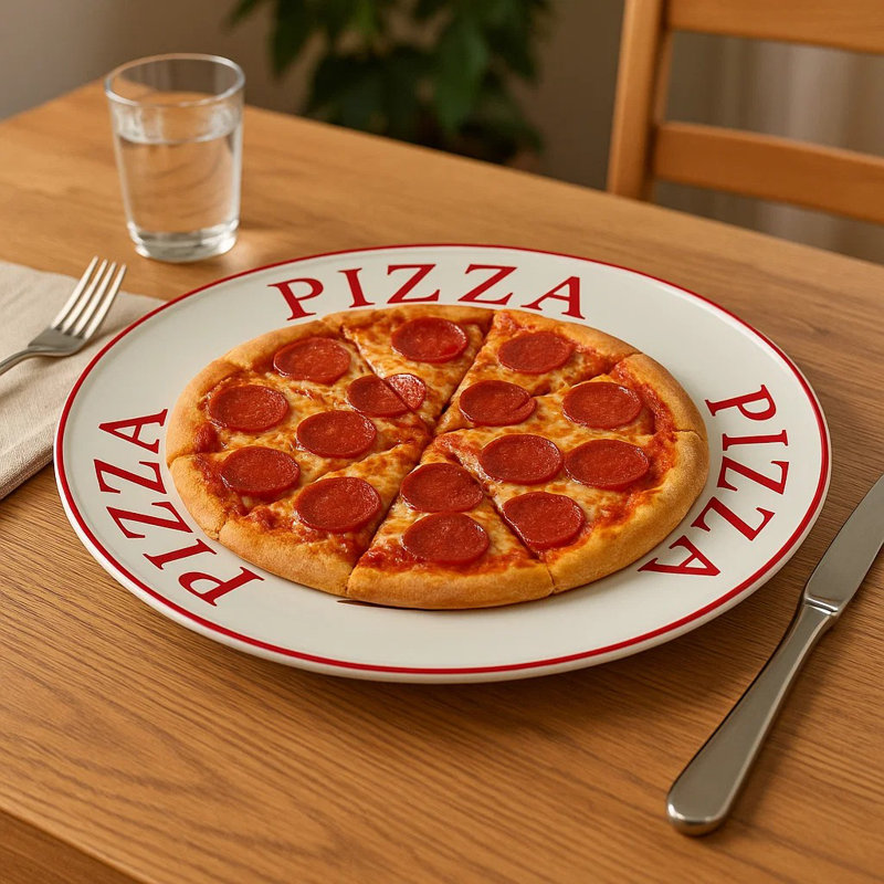 32cm Stoneware Pizza Plate