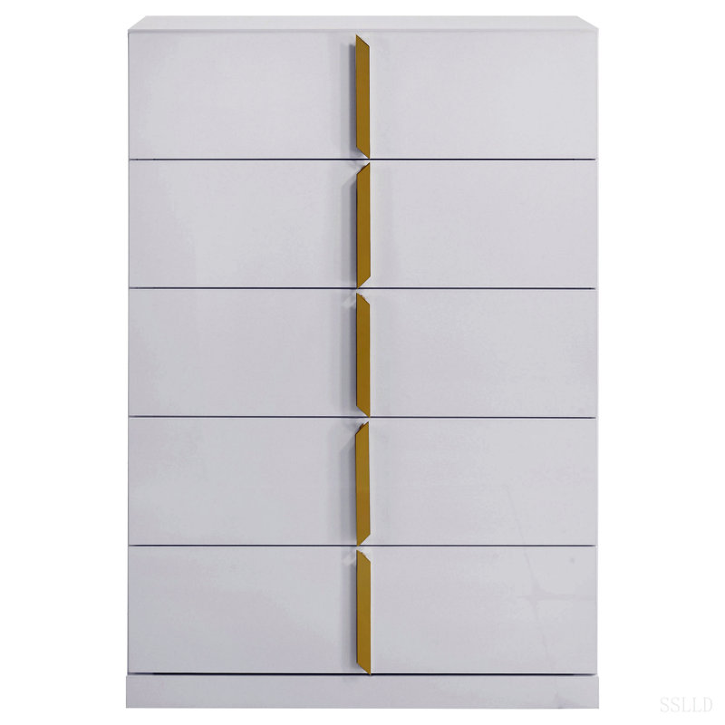 Commode de chambre 5 tiroirs Lauryn