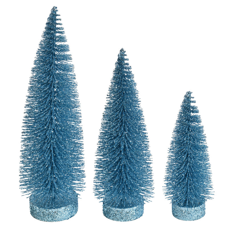 Ensemble de 3 sapins de Noël artificiels 7 à 9 po et 11 po