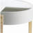 Bodfish White & Natural Round Coffee Table