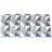Julliet Blue & Gray Chenille Table Runner (16"x34")