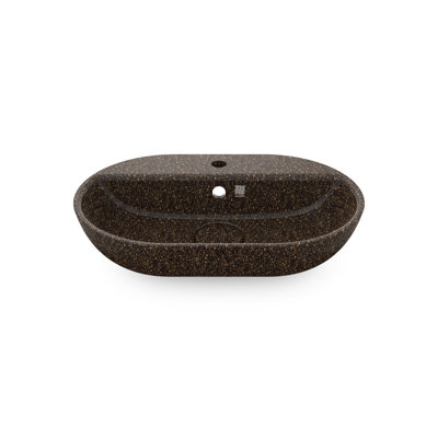 Woodio Soft60 15.748'' Wood Specialty Bathroom Sink with Overflow