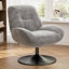 Upholstered Swivel Accent Chair-1921957024