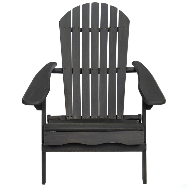 Outdoor Adirondack Chair, Dark Gray