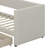 Twin Size Corduroy Daybed With Two Drawers-37207320